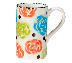 Bakersfield Simple Floral Mug