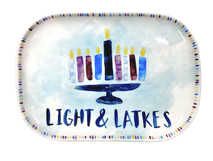 Bakersfield Hanukkah Light & Latkes Platter
