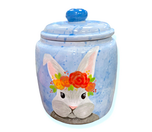 Bakersfield Watercolor Bunny Jar