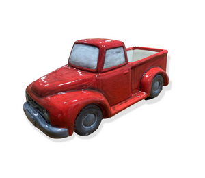 Bakersfield Antiqued Red Truck