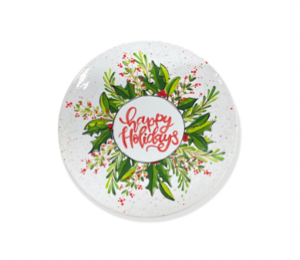 Bakersfield Holiday Wreath Plate
