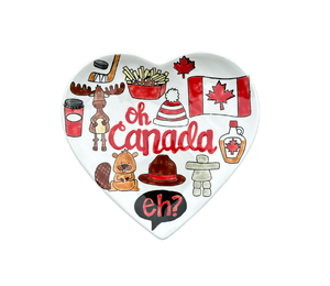 Bakersfield Canada Heart Plate