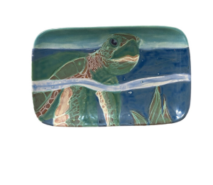 Bakersfield Swimming Turtle Plate