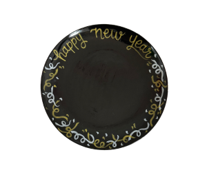 Bakersfield New Year Confetti Plate