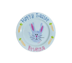 Bakersfield Easter Bunny Plate