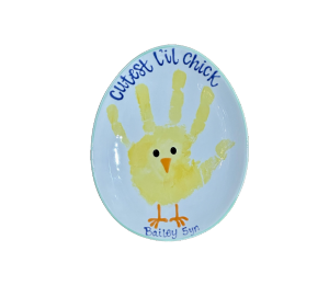 Bakersfield Little Chick Egg Plate