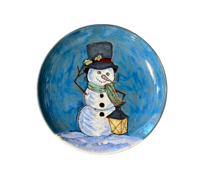 Bakersfield Rustic Glazed Snowman