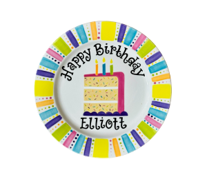 Bakersfield Birthday Cake Plate