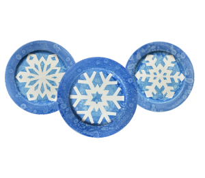 Bakersfield Paper Snowflake Plate